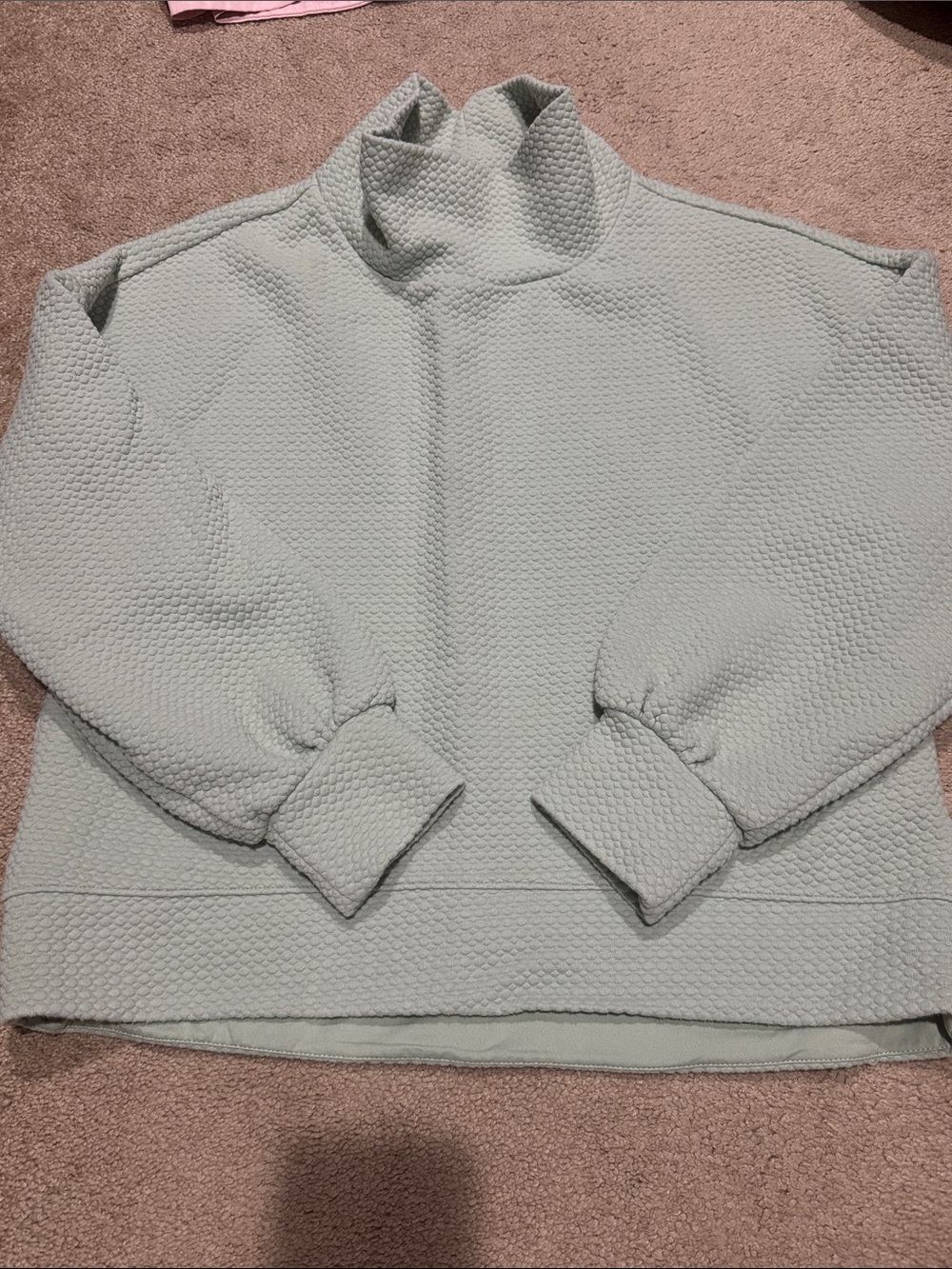 Calia-Women's Mint Textured Pullover Jacket-Large